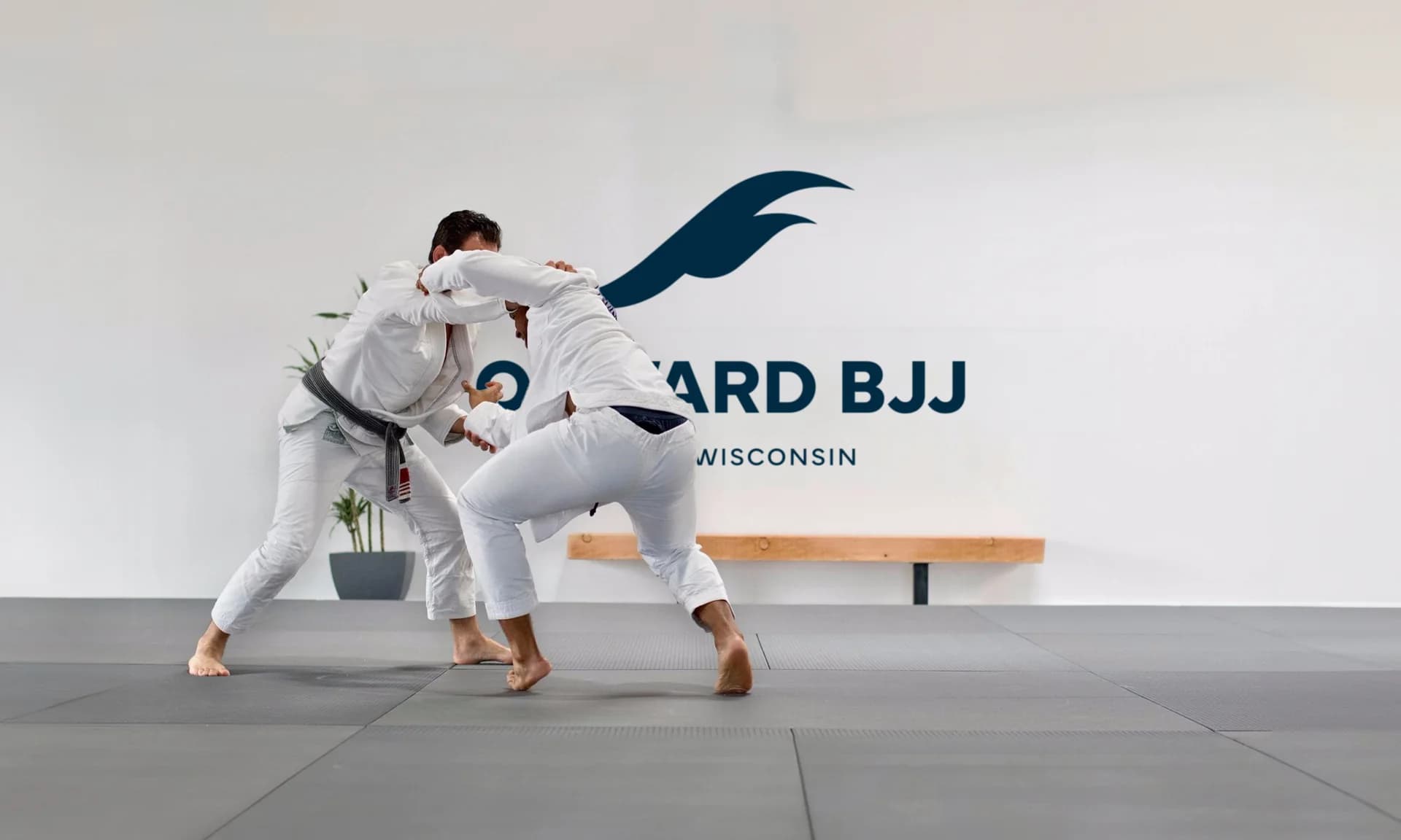 Adults training Brazilian Jiu-Jitsu at Forward BJJ
